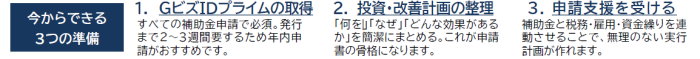 今からできる3つの準備